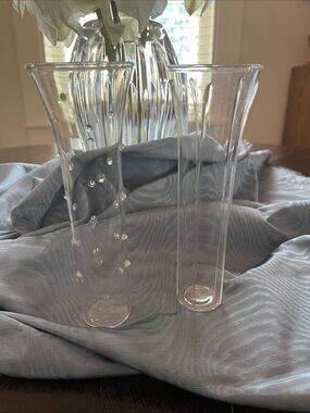 Glass Bubble Accent Vase - Clear
